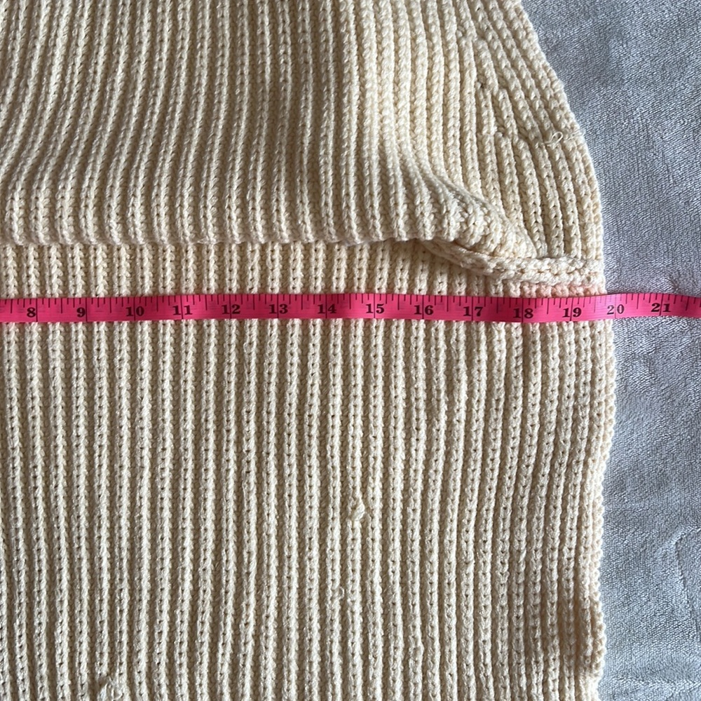 NWOT Open Edit | Ivory Rib Knit Dickey - Picture 9 of 10